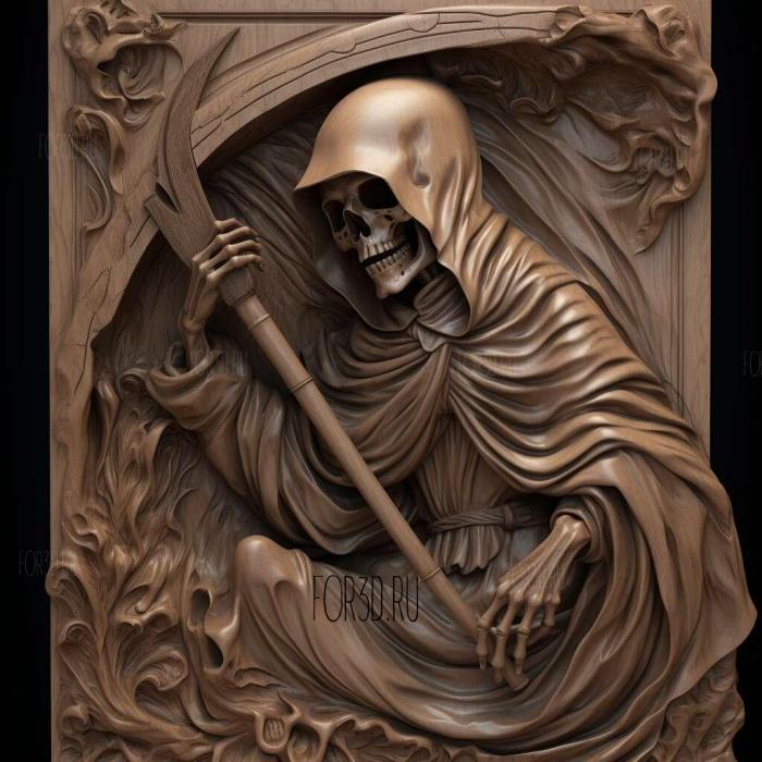 Reaper series 4 stl model for CNC